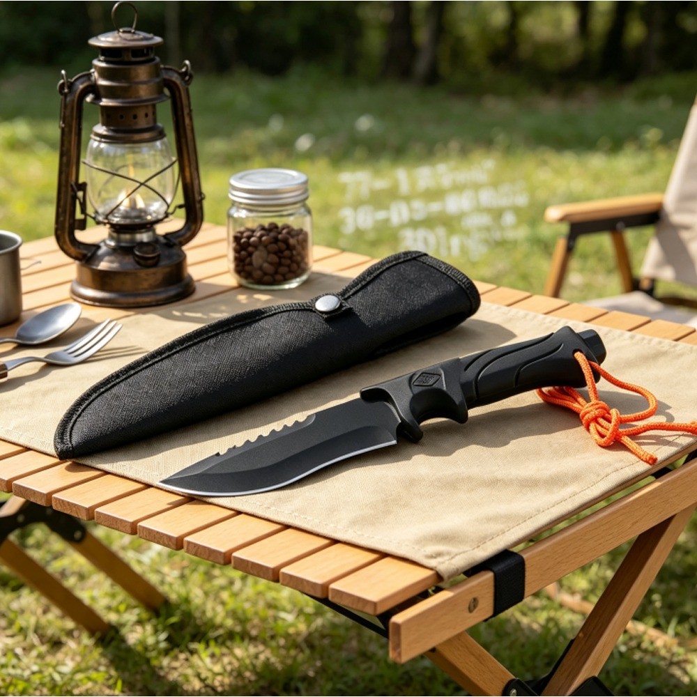 Edc Carry Fixed Blade Knife - มีดพกพาอเนกประสงค์สำหรับแคมป์ปิ้งและเอาตัวรอด ใบมีดตรง แข็งแรงสูง เหมาะสำหรับพกพาในกระเป๋าเสื้อ