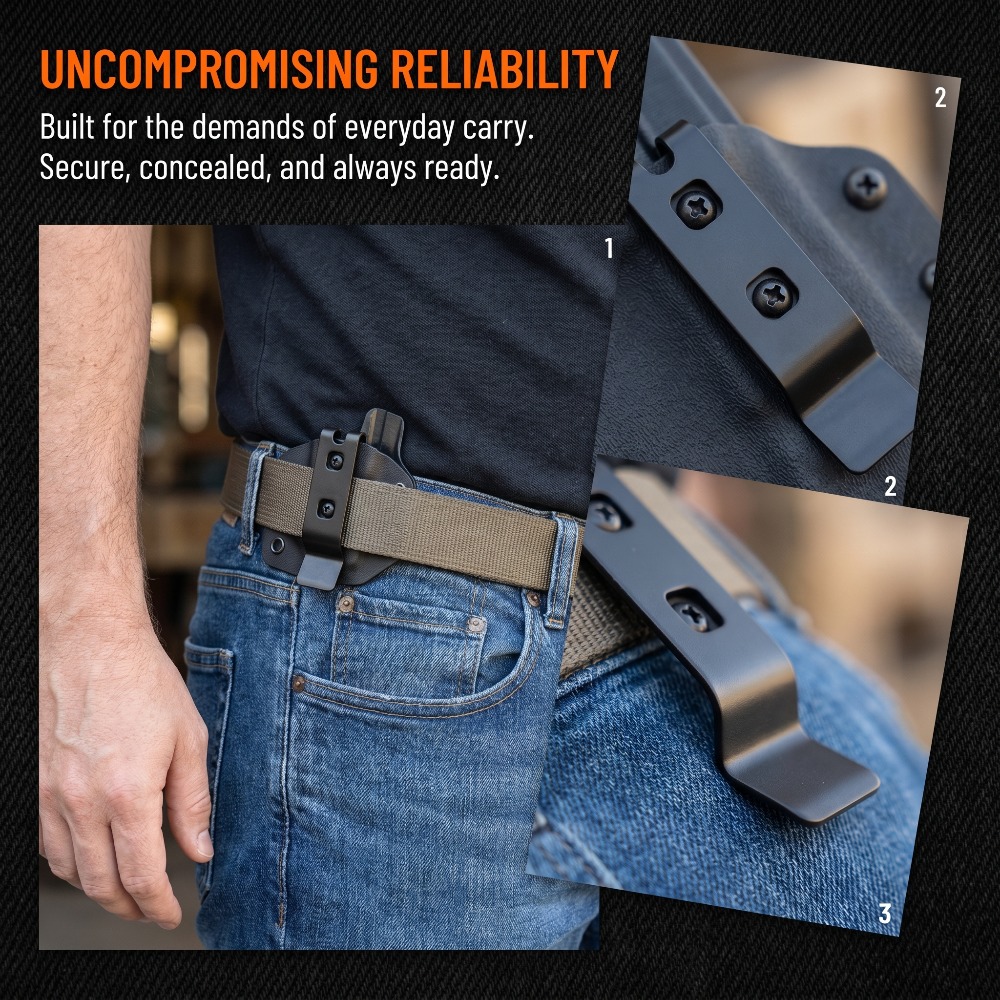 Edc Carry Clip - ชุดสกรูเปลี่ยนคลิปหนีบโลหะสำหรับซองมีด DIY คลิปหนีบเข็มขัดสำหรับพกพา อุปกรณ์เสริมเครื่องมือ EDC สำหรับกิจกรรมกลางแจ้ง
