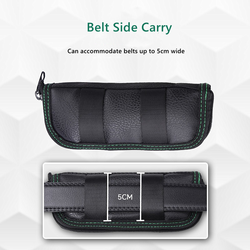 Edc Carry Clip - ซองใส่มีดพับแบบพกพา, กระเป๋าคาดเข็มขัดแบบอ็อกซ์ฟอร์ดพร้อมคลิปหนีบเอว, กระเป๋าใส่เครื่องมืออเนกประสงค์แบบไนลอนสำหรับ EDC
