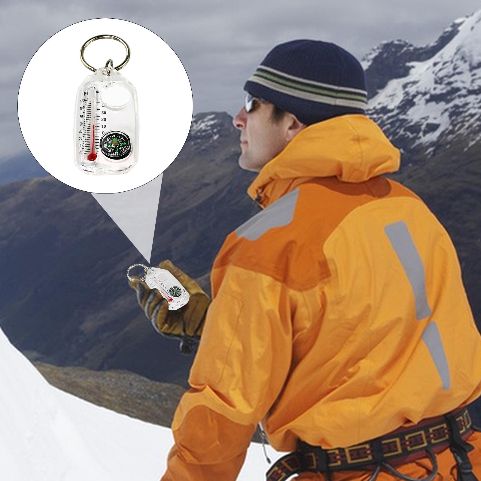พวงกุญแจมัลติฟังก์ชั่นขนาดเล็ก - Compass Keychain Mini บทวิจารณ์และราคา