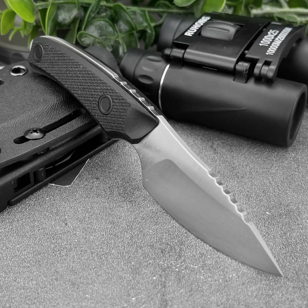 มีดใบตายขนาดกะทัดรัด 662 ใบมีด - Edc Carry Fixed Blade Knife บทวิจารณ์และราคา