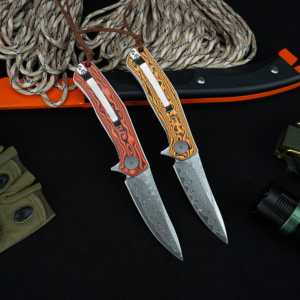 มีดพับ KS 4020 ดามัสกัส พกพาสะ - Edc Carry For Men บทวิจารณ์และราคา