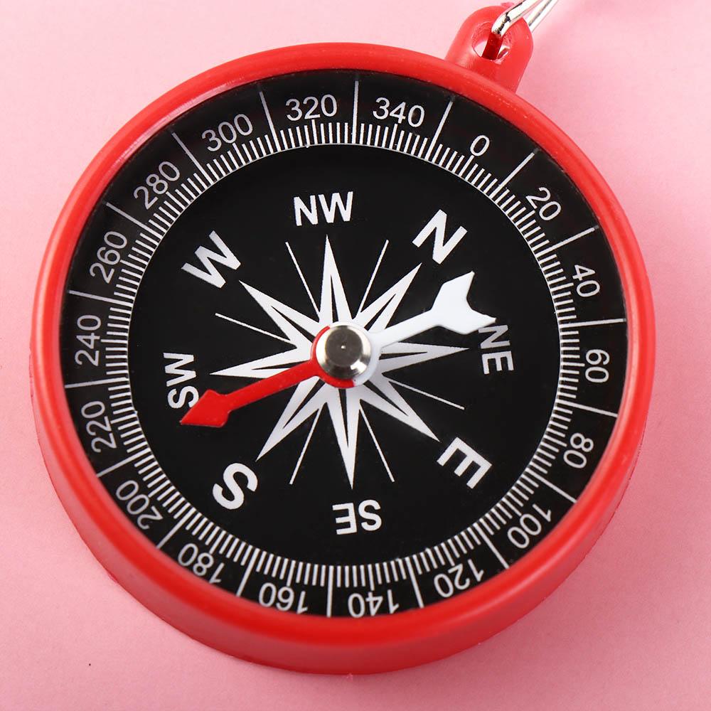 เข็มทิศพกพาสำหรับตั้งแคมป์กลาง - Compass Keychain Mini บทวิจารณ์และราคา