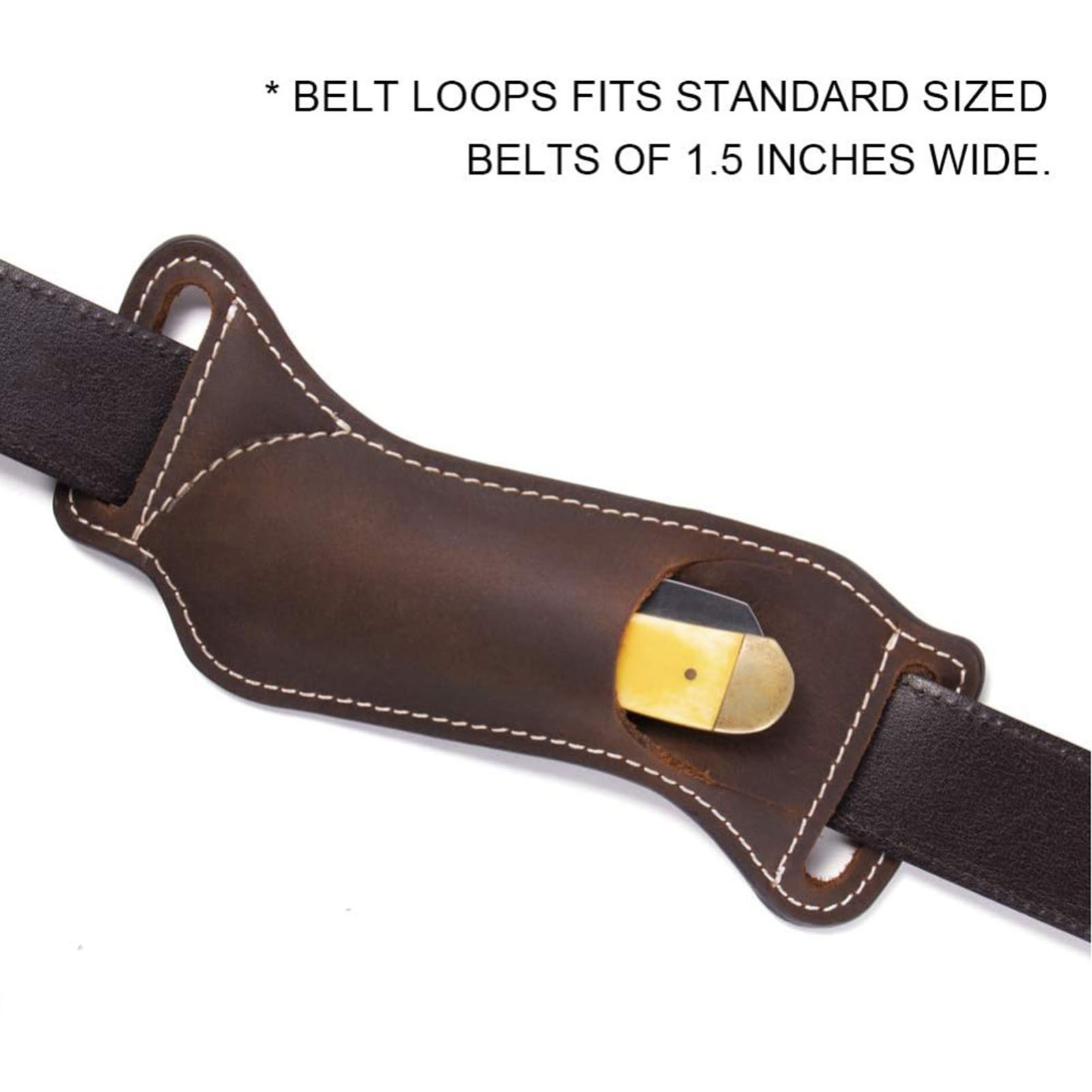 กระเป๋าคาดเอวหนังสีน้ำตาลสำหรั - Edc Carry Essentials บทวิจารณ์และราคา