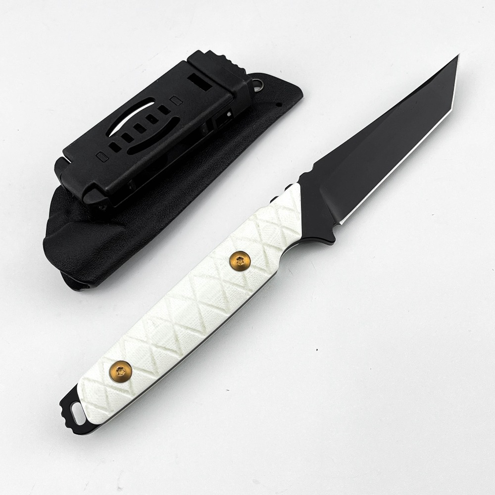 มีดใบตายแบบใหม่ ด้ามจับ G10 สี - Edc Carry Fixed Blade Knife บทวิจารณ์และราคา