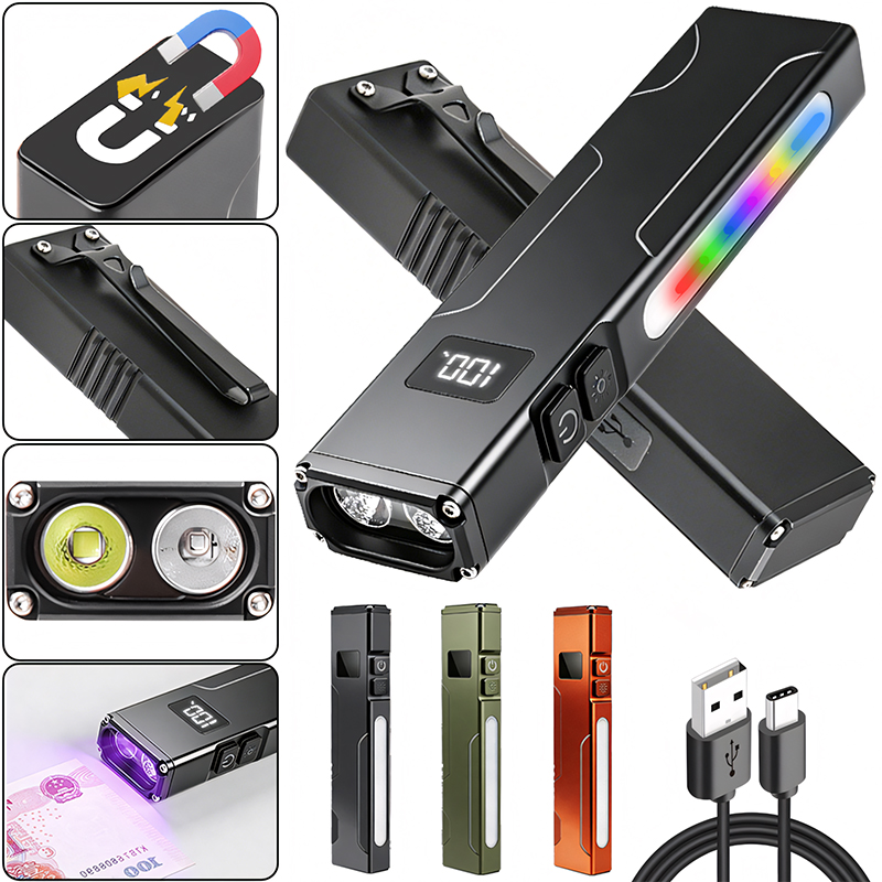 ไฟฉายอเนกประสงค์ EDC พร้อมแม่เ - Edc Carry Clip บทวิจารณ์และราคา