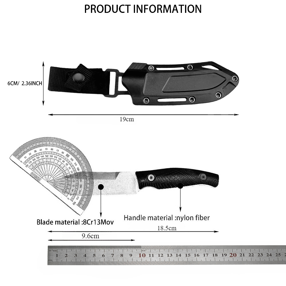 มีดพับเล็กสีดำ KS 1083 - ใบมีด - Edc Carry Fixed Blade Knife บทวิจารณ์และราคา