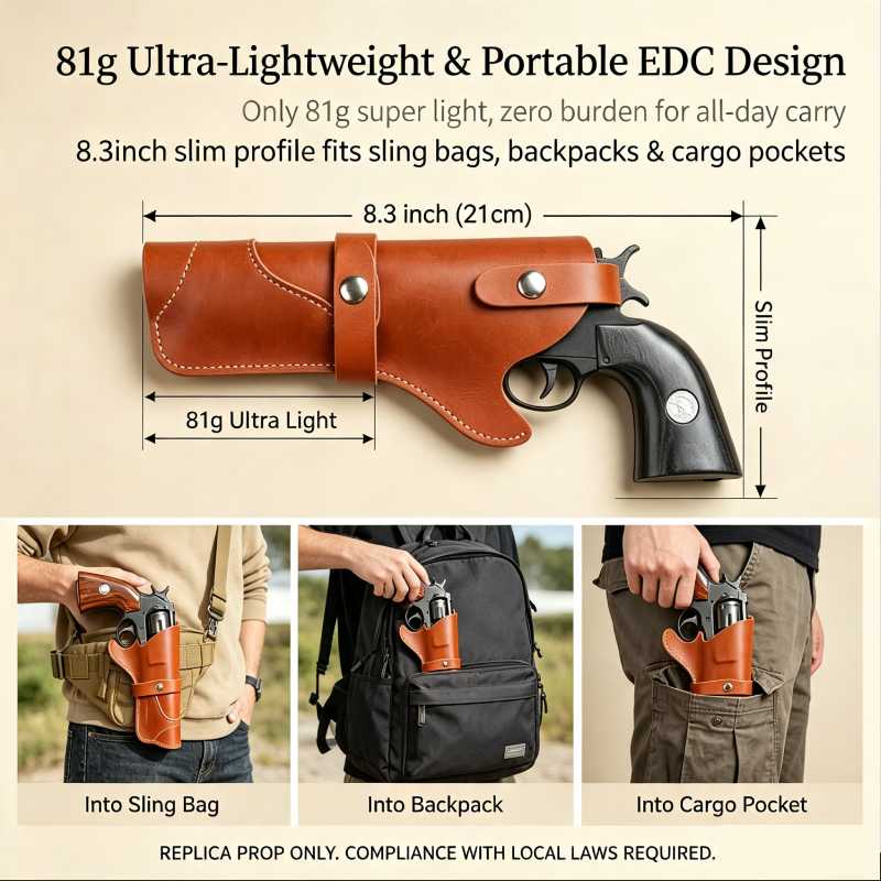 ซองปืนหนังวินเทจแบบ OWB สำหรับ - Edc Carry Belt Leather บทวิจารณ์และราคา