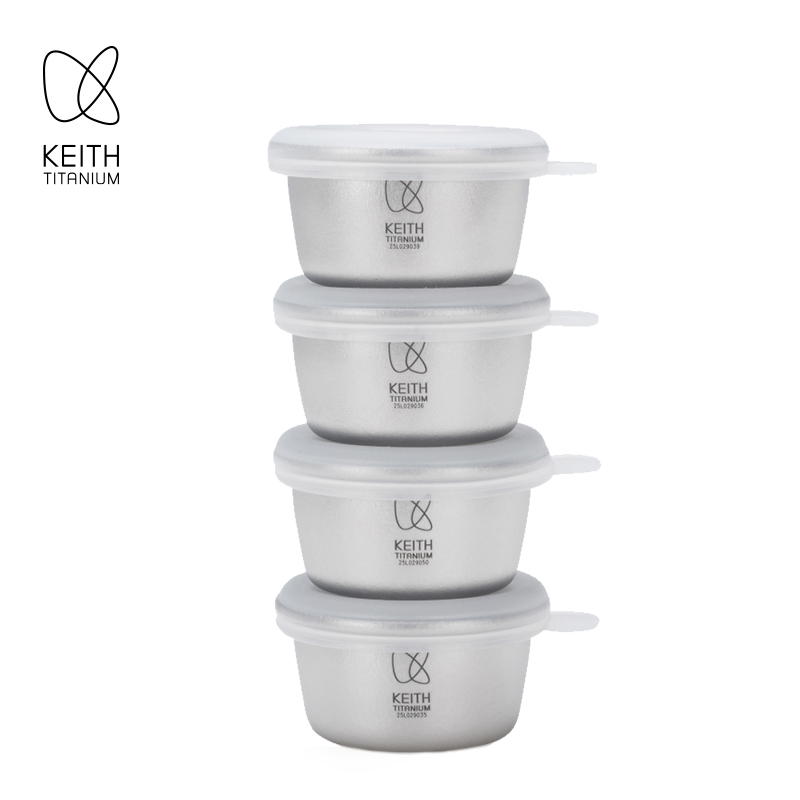 KEITH 4 ชิ้นมินิไทเทเนียมบริสุ - Appendix Carry Edc บทวิจารณ์และราคา