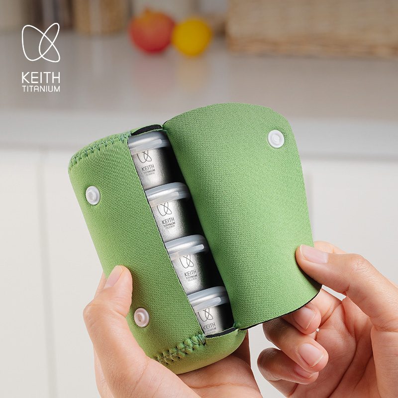 KEITH 4 ชิ้นมินิไทเทเนียมบริสุ - Appendix Carry Edc บทวิจารณ์และราคา