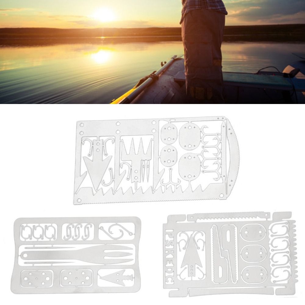 การ์ดอเนกประสงค์สำหรับตกปลา 6  - Multitool Credit Card บทวิจารณ์และราคา