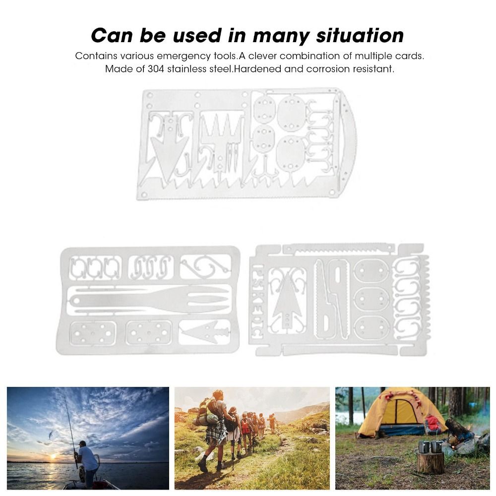 การ์ดอเนกประสงค์สำหรับตกปลา 6  - Multitool Credit Card บทวิจารณ์และราคา