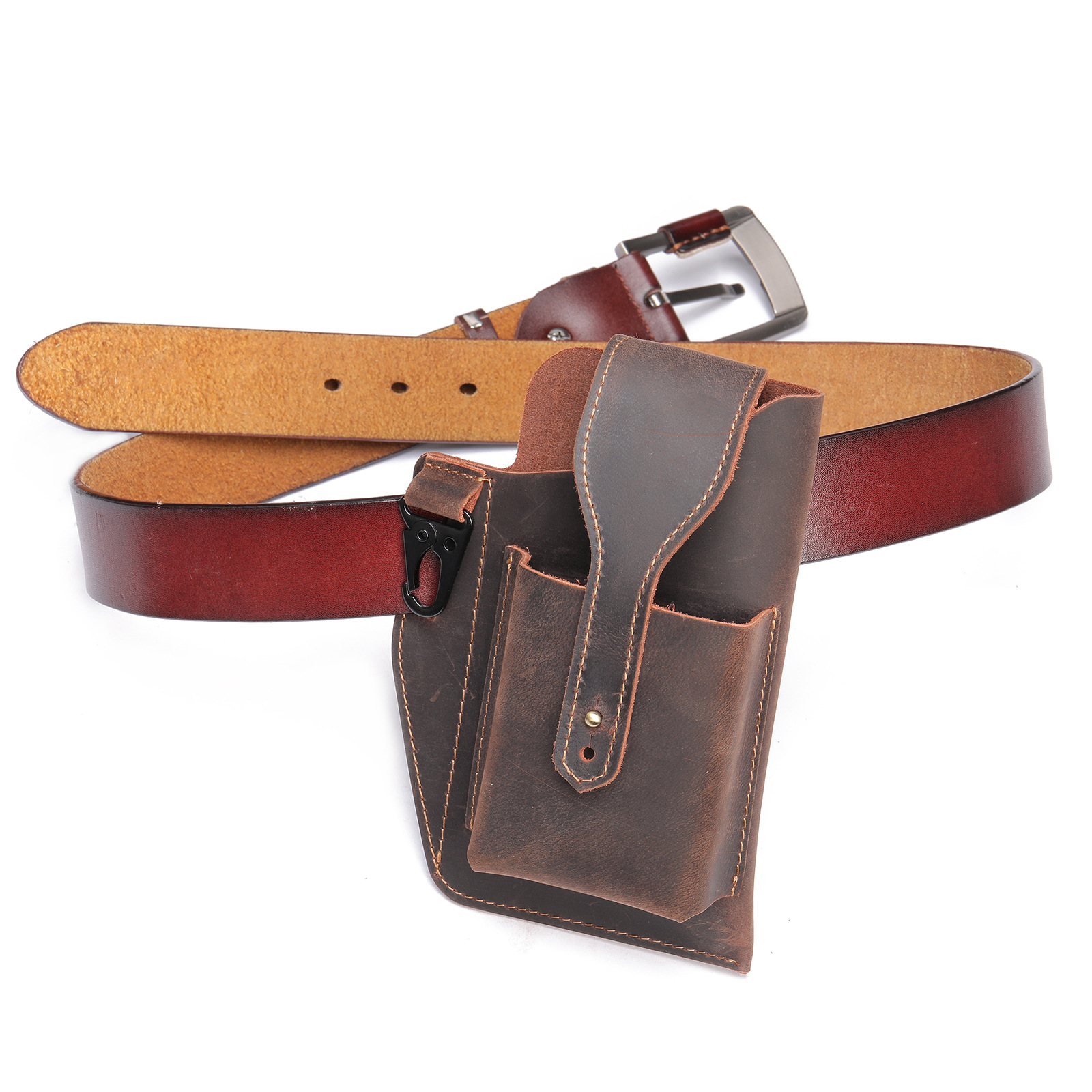 ซองใส่โทรศัพท์หนังแท้ Crazy Ho - Edc Carry Belt Leather บทวิจารณ์และราคา