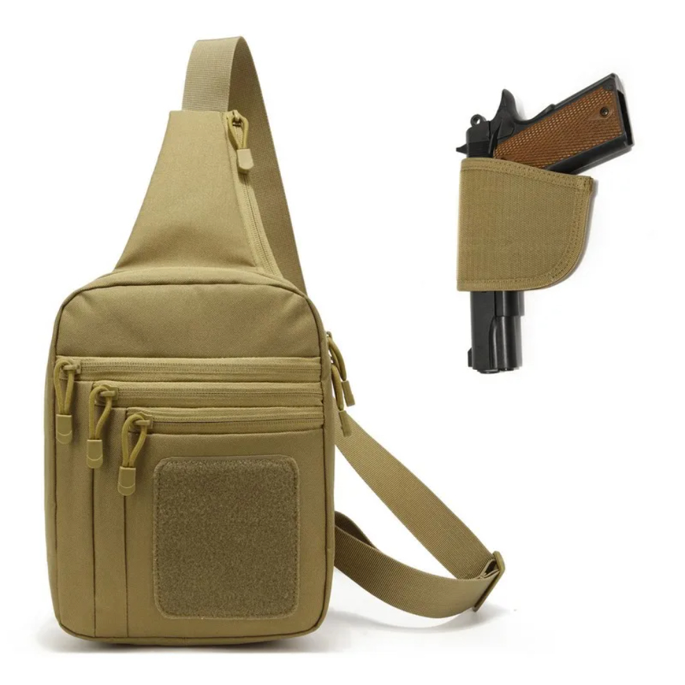 กระเป๋าคาดอกแบบยุทธวิธีใหม่ ซอ - Edc Concealed Carry Backpack บทวิจารณ์และราคา