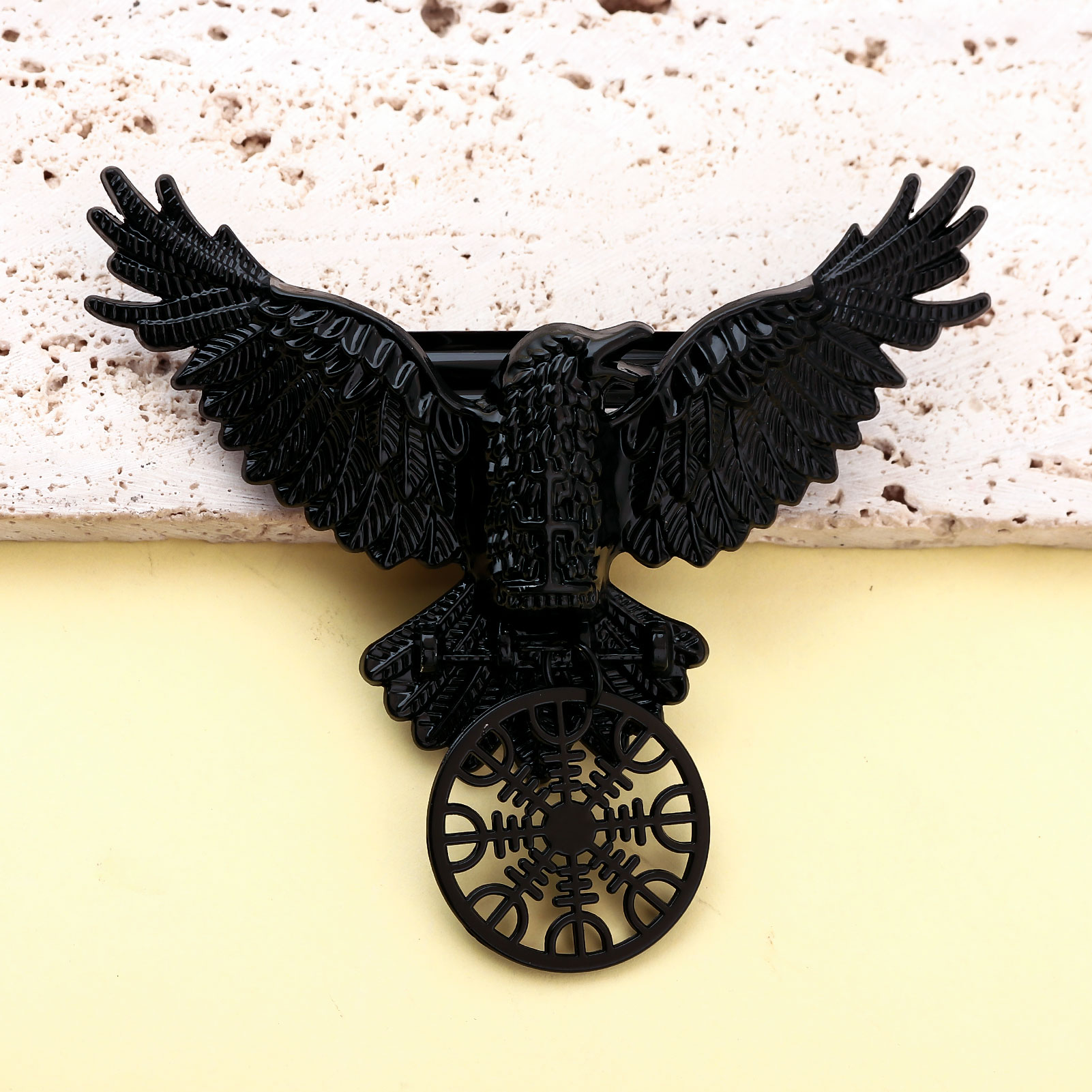 Vintage Viking Black Crow สร้อ - Compass Keychain Mini บทวิจารณ์และราคา