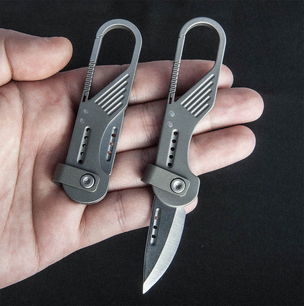 พวงกุญแจโลหะผสมไทเทเนียม มีดพั - Edc Carry Essentials บทวิจารณ์และราคา