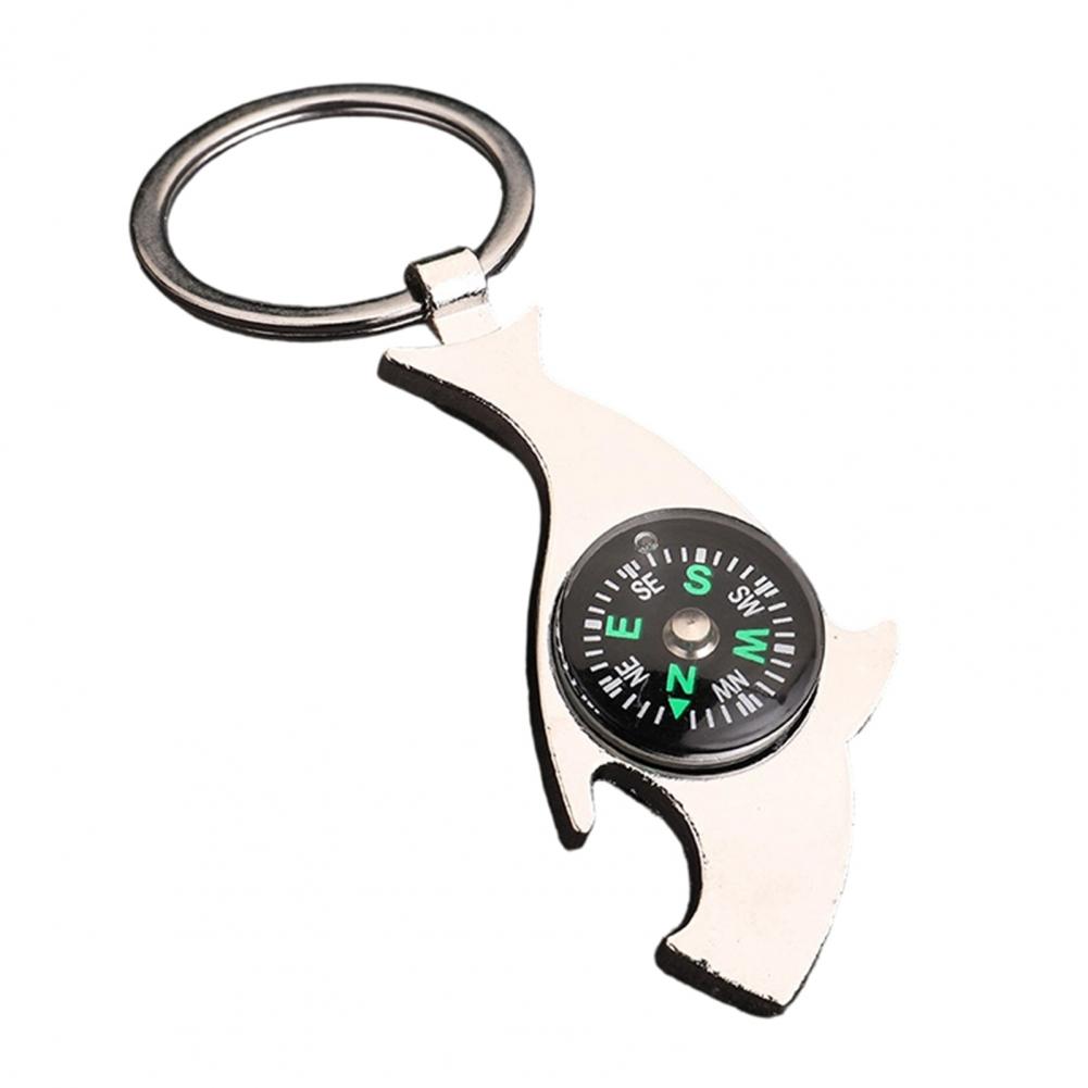 พวงกุญแจโลหะผสมขนาดเล็ก ดีไซน์ - Compass Keychain Mini บทวิจารณ์และราคา
