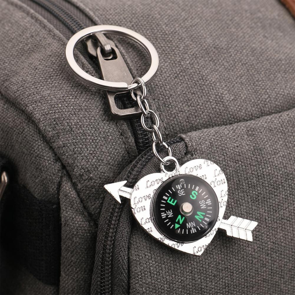 พวงกุญแจโลหะผสมขนาดเล็ก ดีไซน์ - Compass Keychain Mini บทวิจารณ์และราคา
