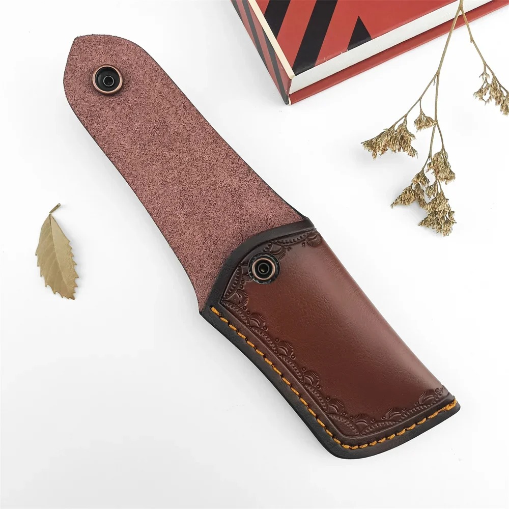 ซองใส่มีดหนังวัวแท้สีน้ำตาลลาย - Edc Carry Belt Leather บทวิจารณ์และราคา