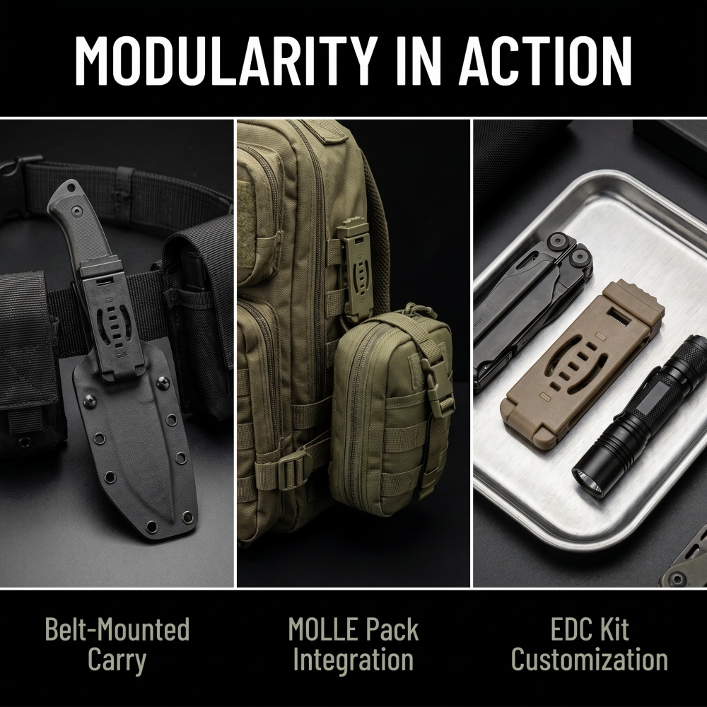 ซองใส่มีด Kydex แบบ DIY พร้อมค - Edc Carry Clip บทวิจารณ์และราคา
