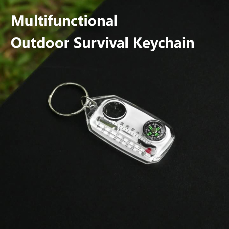 อุปกรณ์กลางแจ้ง เข็มทิศ เทอร์โ - Compass Keychain Mini บทวิจารณ์และราคา