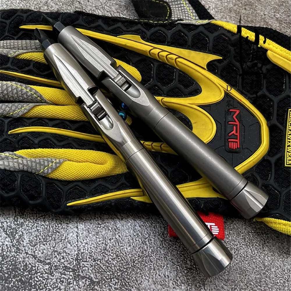 ไขควงไทเทเนียมพับได้หลายมุม -  - Edc Carry For Men บทวิจารณ์และราคา