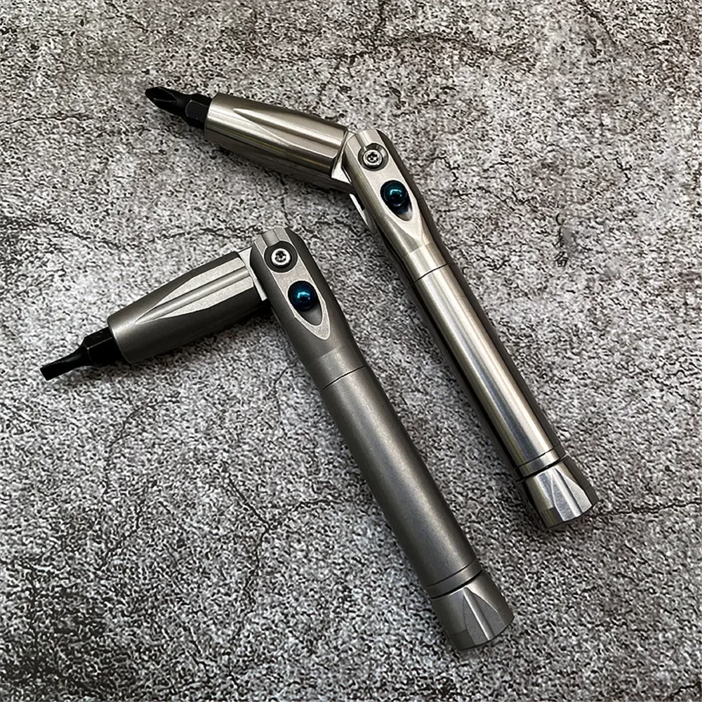 ไขควงไทเทเนียมพับได้หลายมุม -  - Edc Carry For Men บทวิจารณ์และราคา