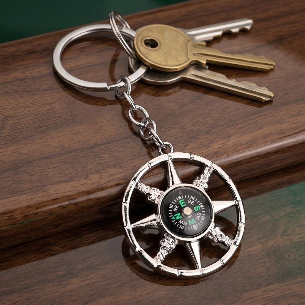 พวงกุญแจเข็มทิศขนาดเล็ก พวงกุญ - Compass Keychain Mini บทวิจารณ์และราคา