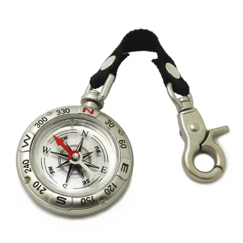 เข็มทิศขนาดเล็กพร้อมสายคล้องพว - Compass Keychain Mini บทวิจารณ์และราคา