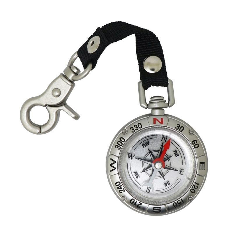 เข็มทิศขนาดเล็กพร้อมสายคล้องพว - Compass Keychain Mini บทวิจารณ์และราคา