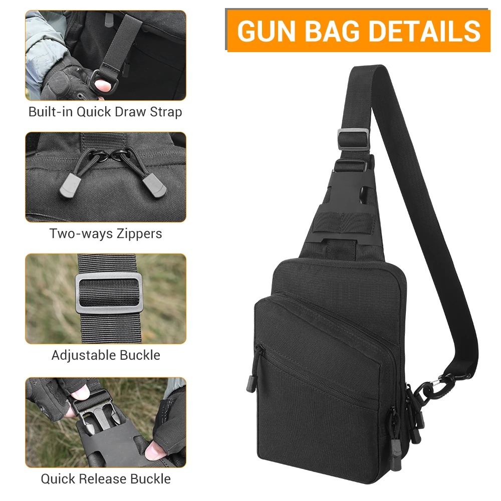 กระเป๋าปืนพกยุทธวิธีสำหรับพกพา - Appendix Carry Edc บทวิจารณ์และราคา