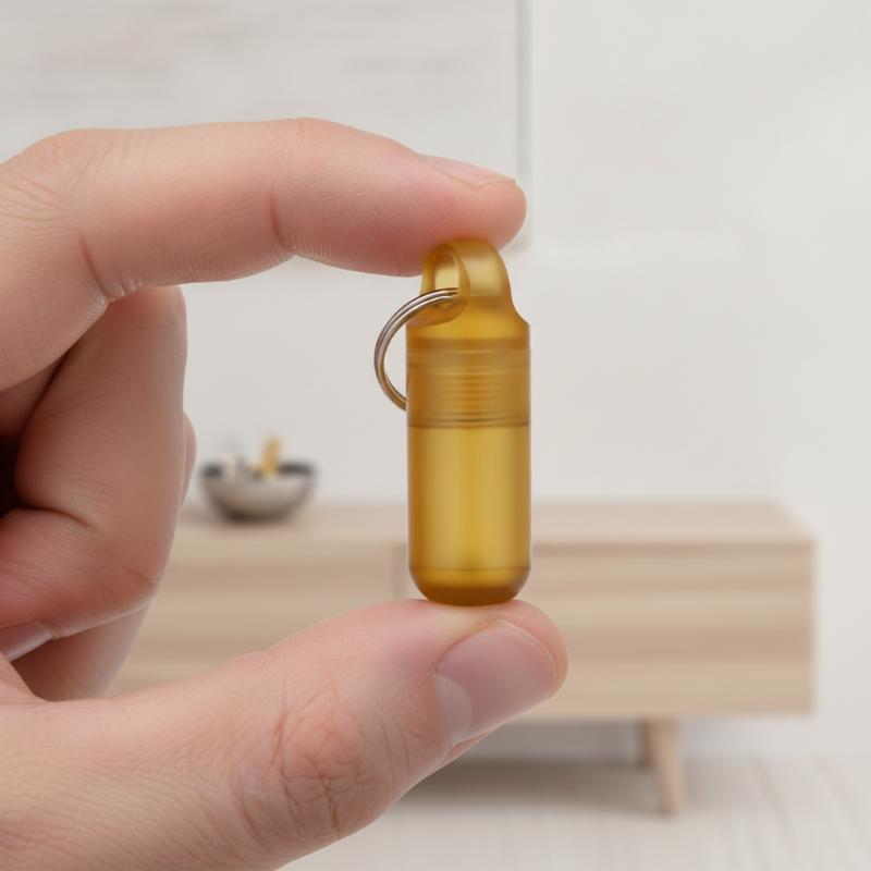 ขวดยา PEI ขนาดเล็ก กล่องเก็บขอ - Edc Pill Carry บทวิจารณ์และราคา